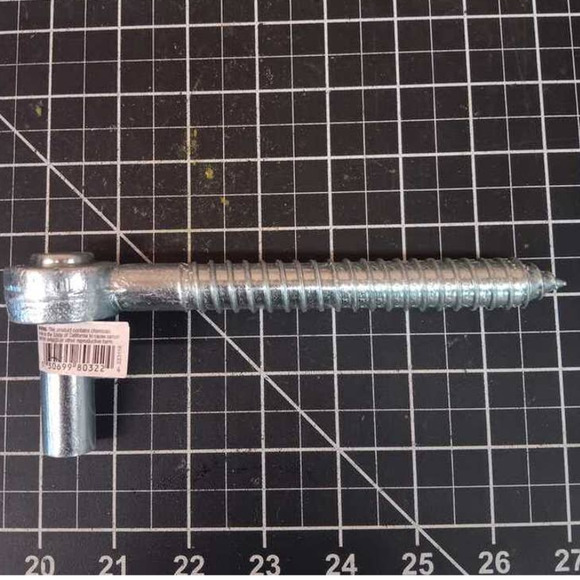 1 Pair, Everbilt 3/4 in. x 6 in. Double Coasted Zinc Plated Screw Hooks - Picture 3 of 6